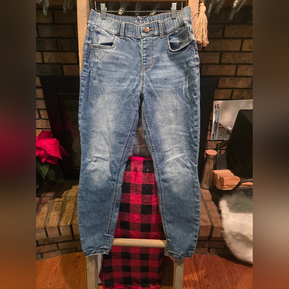 Maurices Light Blue Boyfriend Jeans